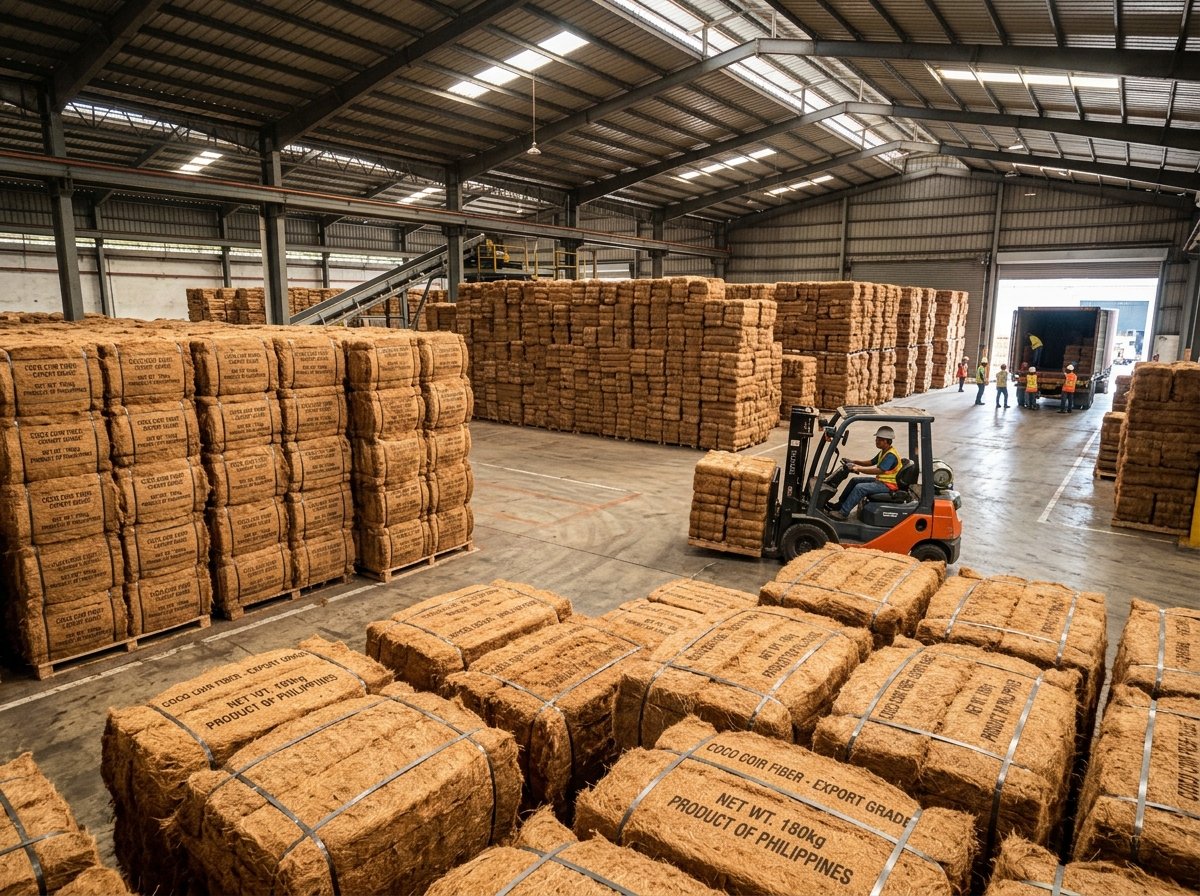 Natural fiber export